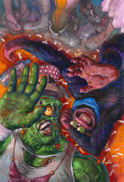 TOXIE TEAM UP #3 (OF 5) CVR C FRED HARPER EXCLUSIVE TRADING CARD BY GREG SCOTT VAR (PRE-ORDER: 08/20/2025)