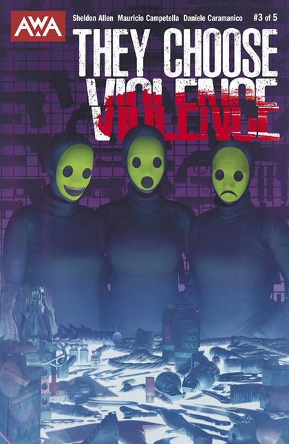 THEY CHOOSE VIOLENCE #3 (OF 5) CVR A RAZZAH (PRE-ORDER: 08/20/2025)