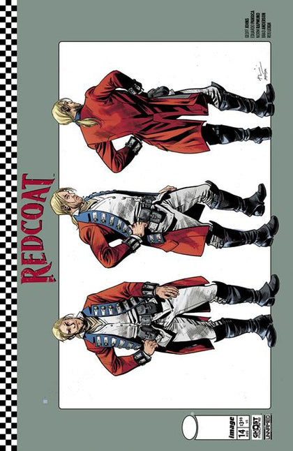REDCOAT #14 CVR C BRYAN HITCH & BRAD ANDERSON DESIGN VAR (PRE-ORDER: 08/20/2025)