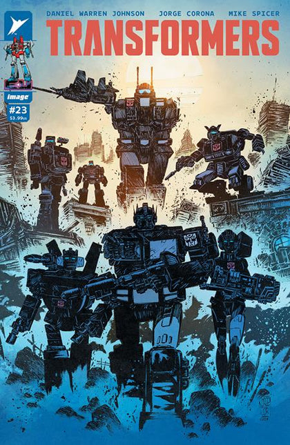 TRANSFORMERS #23 CVR B JORGE CORONA & MIKE SPICER VAR (PRE-ORDER: 08/13/2025)