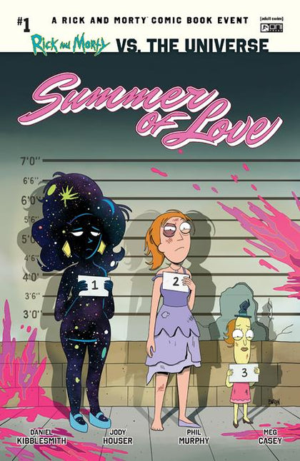 RICK AND MORTY VS THE UNIVERSE SUMMER OF LOVE #1 (ONE SHOT) CVR A DAVE BARDIN (PRE-ORDER: 08/06/2025)