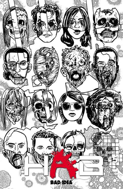 HAB #5 (OF 5) CVR D DAVID LAPHAM BW INFECTED SKULLS VAR (PRE-ORDER: 08/26/2026)