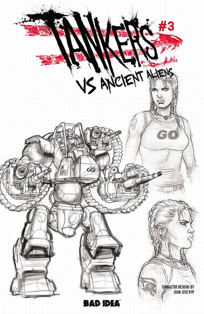 TANKERS VS ANCIENT ALIENS # 3 (OF 4) CVR C JUAN JOSE RYP DESIGN VAR (PRE-ORDER: 08/19/2026)