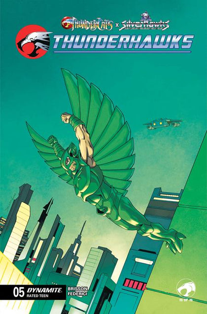 THUNDERCATS X SILVERHAWKS THUNDERHAWKS #5 CVR B DECLAN SHALVEY VAR (PRE-ORDER: 08/26/2026)