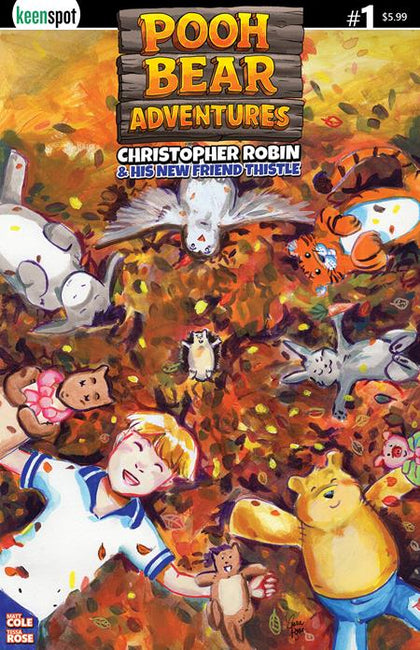 POOH BEAR ADVENTURES CHRISTOPHER ROBIN & HIS NEW FRIEND THISTLE #1 (ONE SHOT) CVR A TESSA ROSE THE GANGS ALL HERE (PRE-ORDER: 08/26/2026)