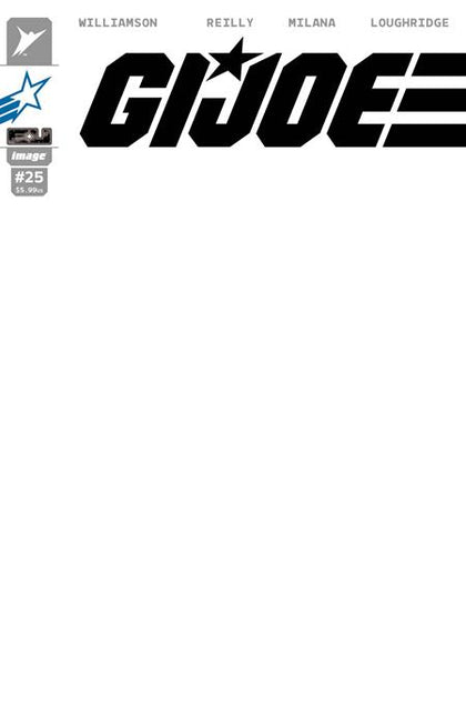GI JOE #25 CVR G BLANK SKETCH JOE VAR (PRE-ORDER: 08/19/2026)