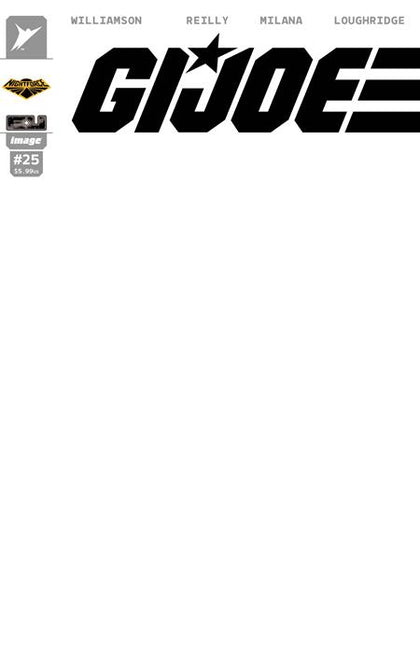 GI JOE #25 CVR H BLANK SKETCH NIGHT FORCE VAR (PRE-ORDER: 08/19/2026)