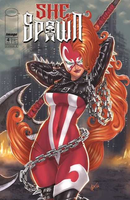 SHE SPAWN #4 (OF 5) CVR B DAVE HARRIGAN VAR (PRE-ORDER: 08/05/2026)