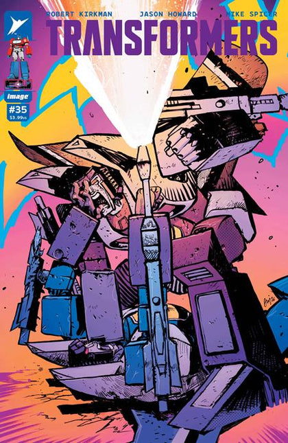 TRANSFORMERS #35 CVR B DANIEL WARREN JOHNSON & MIKE SPICER VAR (PRE-ORDER: 08/12/2026)