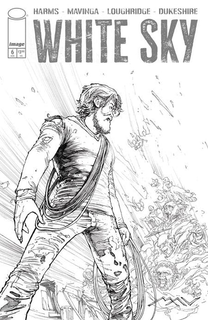 WHITE SKY #6 CVR C JP MAVINGA B&W VAR (PRE-ORDER: 09/30/2026)