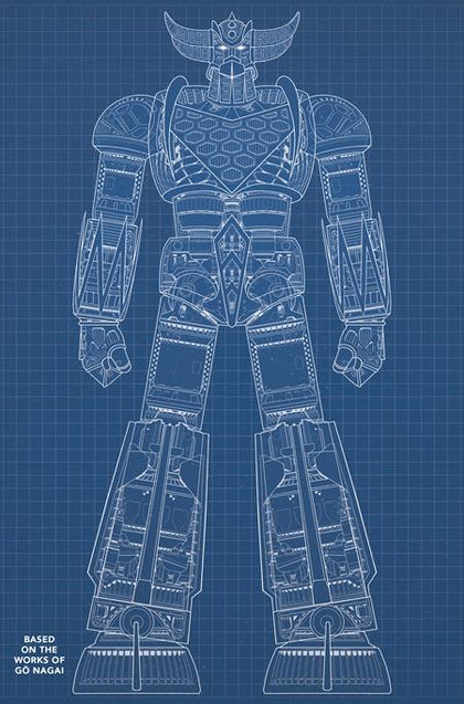 UFO ROBOT GRENDIZER #1 (OF 4) CVR E BLUEPRINT DENIS BAJRAM & BRICE COSSU VAR (PRE-ORDER: 08/05/2026)