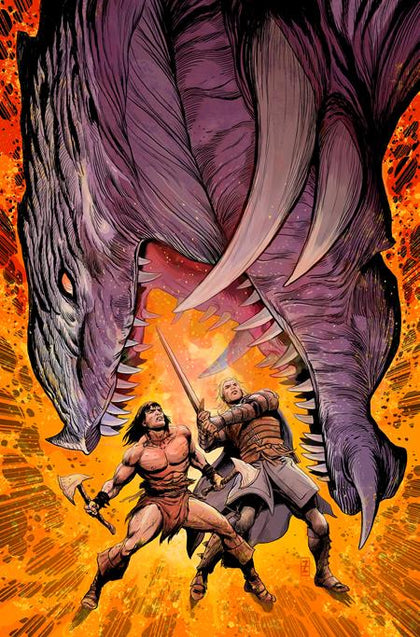 CONAN AND DRAGONERO #4 (OF 7) CVR C PATCH ZIRCHER VIRGIN CARDSTOCK VAR (PRE-ORDER: 08/05/2026)