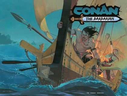 CONAN THE BARBARIAN #34 CVR G ESAN RIBIC WRAPAROUND CARDSTOCK VAR (PRE-ORDER: 08/26/2026)