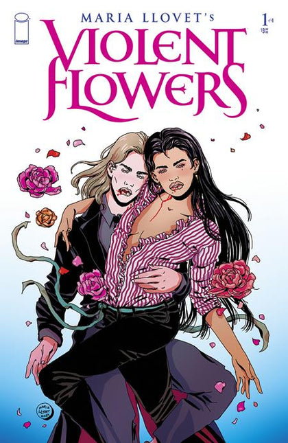 Violent Flowers #1 (of 4) CVR B Maria Llovet Roses VAR (PRE-ORDER: 09/25/2024)