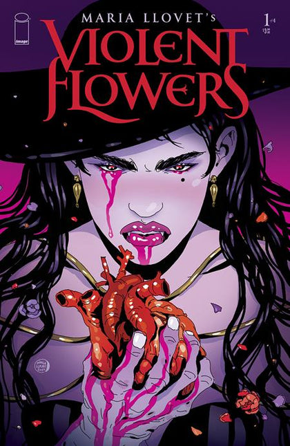 Violent Flowers #1 (of 4) CVR C Maria Llovet Heart VAR (PRE-ORDER: 09/25/2024)