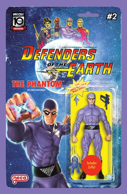 Defenders Of The Earth #2 (of 8) CVR B Djordje Djokovic Action Figure VAR (PRE-ORDER: 09/25/2024)