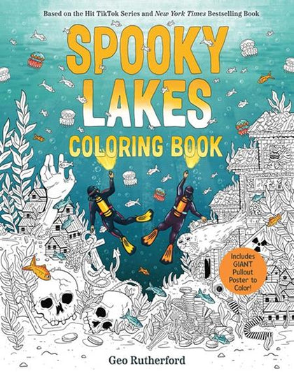 SPOOKY LAKES COLORING BOOK SC (PRE-ORDER: 09/17/2025)
