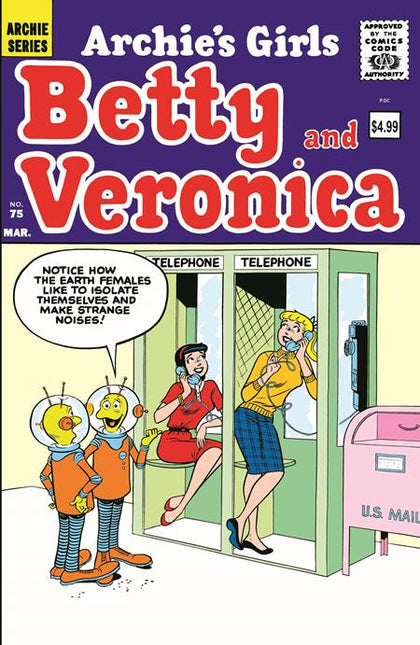 ARCHIE FACSIMILE #8 BETTY AND VERONICA #75 CVR A BOB WHITE (PRE-ORDER: 09/24/2025)