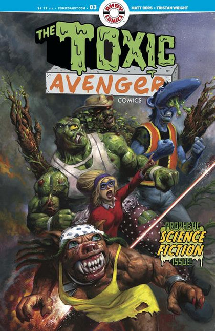 TOXIC AVENGER COMICS #3 CVR A FRED HARPER (PRE-ORDER: 09/17/2025)