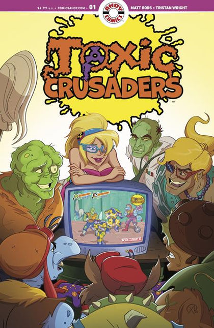 TOXIC CRUSADERS #1 (OF 5) CVR C 5 COPY RETROWARE GAME ART UNLOCK VAR (MR)