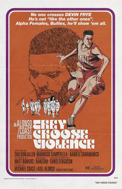 THEY CHOOSE VIOLENCE #4 (OF 5) CVR B CHRIS FERGUSON & MAURICIO CAMPETELLA BLAXPLOITATION FILM HOMAGE VAR (PRE-ORDER: 09/17/2025)