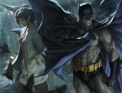 BATMAN #1 CVR J STANLEY ARTGERM LAU DC SHOWCASE WRAPAROUND FOIL VAR (PRE-ORDER: 09/03/2025)