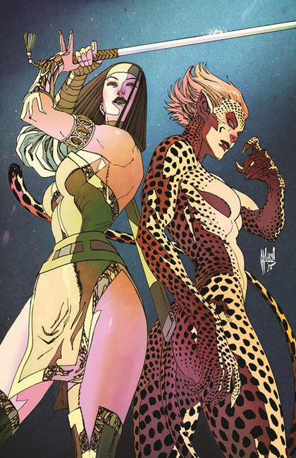 CHEETAH AND CHESHIRE ROB THE JUSTICE LEAGUE #2 (OF 6) CVR C GUILLEM MARCH CARD STOCK VAR (PRE-ORDER: 09/03/2025)