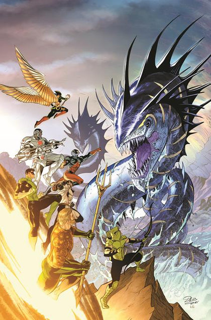 JUSTICE LEAGUE VS GODZILLA VS KONG 2 #4 (OF 7) CVR A CHRISTIAN DUCE (PRE-ORDER: 09/03/2025)
