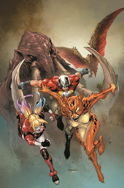 JUSTICE LEAGUE VS GODZILLA VS KONG 2 #4 (OF 7) CVR B SEPHEN SEGOVIA CARD STOCK VAR (PRE-ORDER: 09/03/2025)