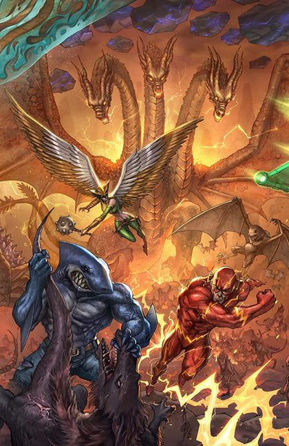 JUSTICE LEAGUE VS GODZILLA VS KONG 2 #4 (OF 7) CVR C ALAN QUAH CARD STOCK VAR (PRE-ORDER: 09/03/2025)