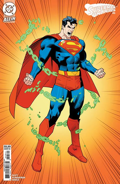 SUPERMAN UNLIMITED #5 CVR F DAN MORA CORNER BOX CARD STOCK VAR (PRE-ORDER: 09/24/2025)