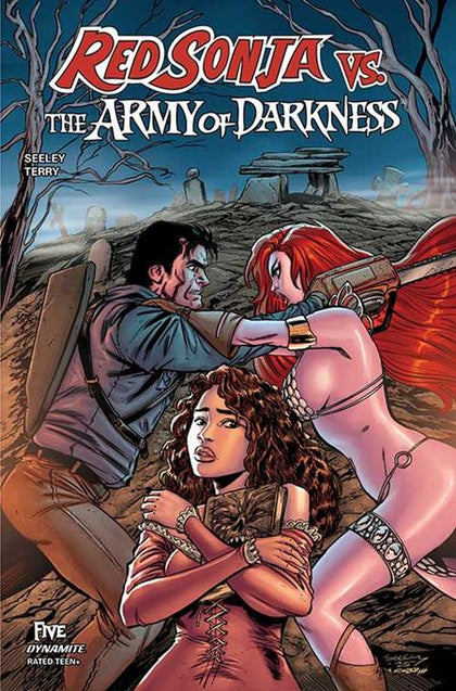 RED SONJA VS ARMY OF DARKNESS #5 CVR B TIM SEELEY VAR (PRE-ORDER: 08/27/2025)