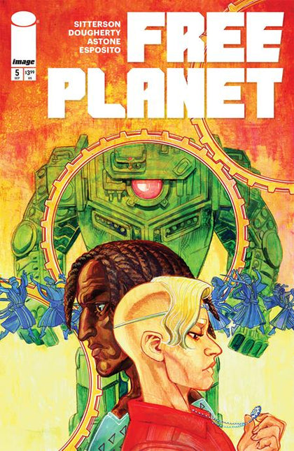 FREE PLANET #5 CVR B JED DOUGHERTY GREEN VAR (PRE-ORDER: 09/10/2025)