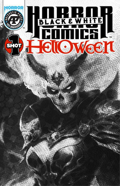HORROR COMICS BLACK AND WHITE HELLOWEEN SPECIAL (ONE SHOT) CVR B BRIAN DENHAM LUNAR EXCLUSIVE VAR (PRE-ORDER: 09/17/2025)
