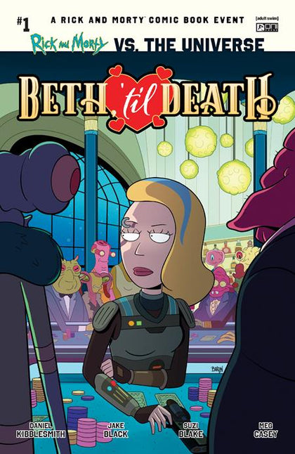 RICK AND MORTY VS THE UNIVERSE BETH TIL DEATH #1 (ONE SHOT) CVR A DAVE BARDIN (PRE-ORDER: 09/10/2025)