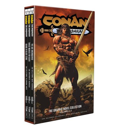 CONAN THE BARBARIAN TP VOL 01-03 SLIPCASE SET REGULAR EDITION MIKE DEODATO (PRE-ORDER: 09/10/2025)