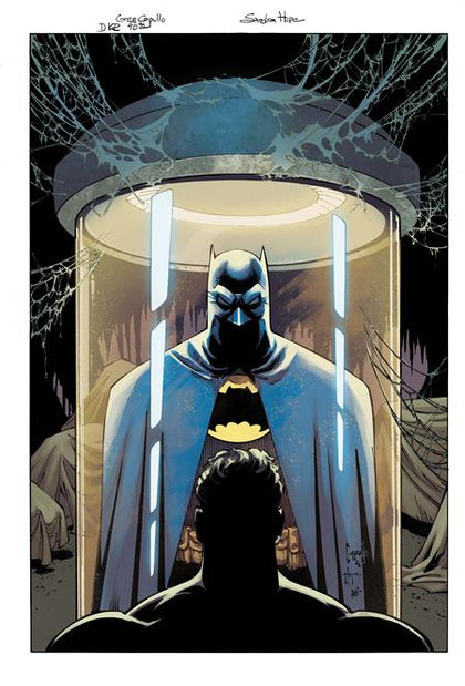 BATMAN & ROBIN YEAR ONE DYNAMIC DUOS #2 (OF 12) CVR E GREG CAPULLO & SANDRA HOPE DARK KNIGHT RETURNS 40TH ANNIVERSARY CARD STOCK VAR (PRE-ORDER: 09/09/2026)