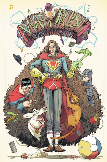 BATMAN SUPERMAN WEIRD AL WORLDS WEIRDEST #1 (ONE SHOT) CVR C RILEY ROSSMO CARD STOCK VAR (PRE-ORDER: 09/02/2026)