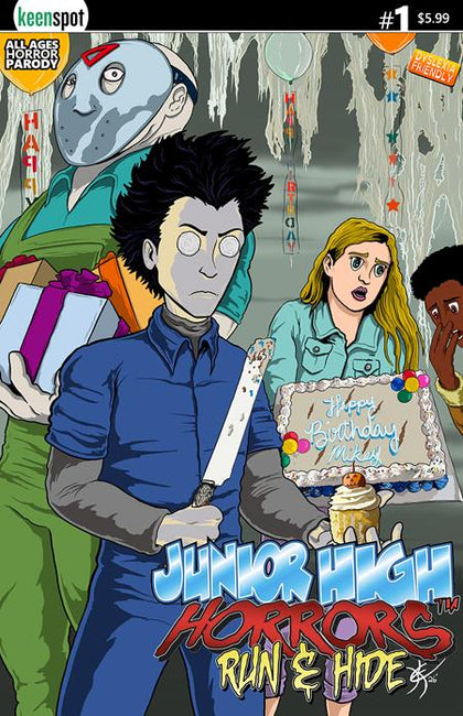 JUNIOR HIGH HORRORS RUN & HIDE #1 (ONE SHOT) CVR C ERIC KENT BIRTHDAY PARTY VAR (PRE-ORDER: 09/23/2026)
