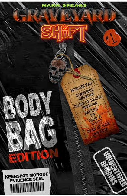 MARK SPEARS GRAVEYARD SHIFT #1 CVR D MARK SPEARS BODY BAG EDITION BLIND BAG WITH BONUS TRADING CARD VAR (PRE-ORDER: 09/16/2026)