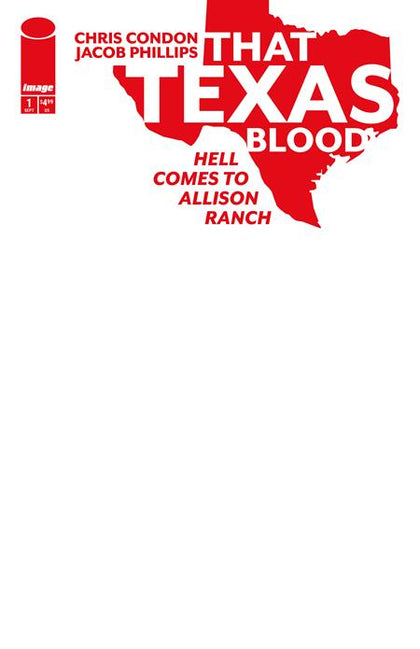 THAT TEXAS BLOOD HELL COMES TO ALLISON RANCH #1 (OF 6) CVR E BLANK SKETCH VAR (PRE-ORDER: 09/23/2026)