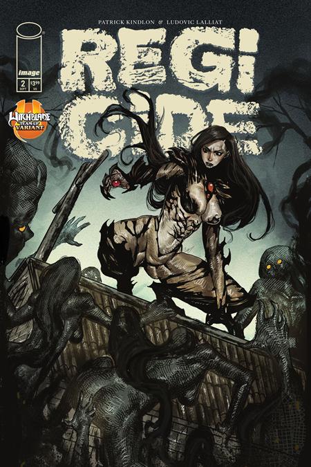 Regicide #2 (of 4) CVR E Akila Gabriel Witchblade Team Up VAR