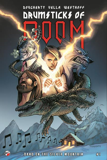 DRUMSTICKS OF DOOM BAND ON THE SILVER MOUNTAIN #1 (OF 3) CVR A DAN DOUGHERTY (PRE-ORDER: 09/30/2026)