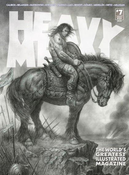 HEAVY METAL MAGAZINE #7 CVR B CALIBOS VAR (PRE-ORDER: 09/30/2026)