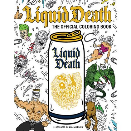 LIQUID DEATH TP THE OFFICIAL COLORING BOOK (PRE-ORDER: 09/16/2026)
