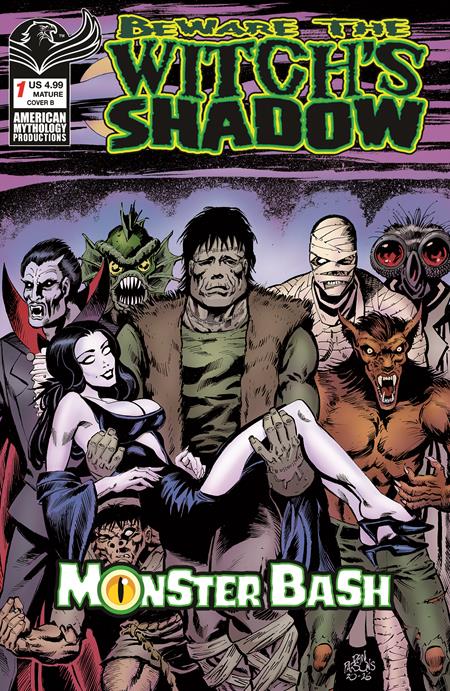 Beware The Witchs Shadow Monster Bash #1 CVR B Dan Parsons VAR