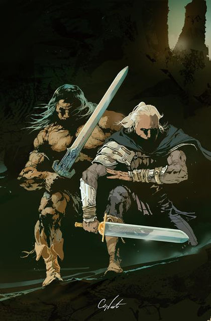 CONAN THE BARBARIAN AND DRAGONERO #5 (OF 7) CVR B STEVAN SUBIC VIRGIN CARDSTOCK VAR (PRE-ORDER: 09/02/2026)