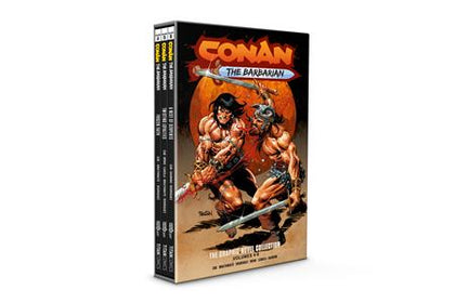 CONAN THE BARBARIAN HC VOL 04-06 SLIPCASE SET DIRECT MARKET EDITION DAN PANOSIAN CVR (PRE-ORDER: 09/16/2026)