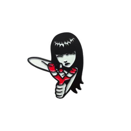 EMILY THE STRANGE BULLSEYE ENAMEL PIN BADGE (PRE-ORDER: 10/14/2026)