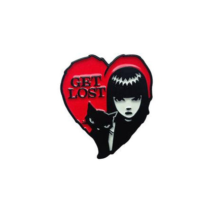 EMILY THE STRANGE GET LOST ENAMEL PIN BADGE (PRE-ORDER: 10/14/2026)